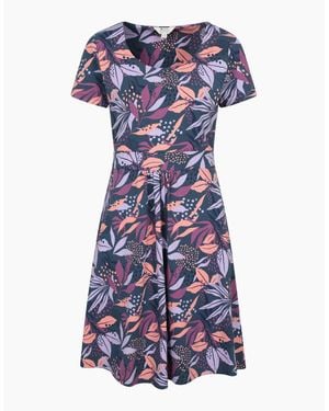 Mountain Warehouse Ladies Orchid Leaf Dress - Blue