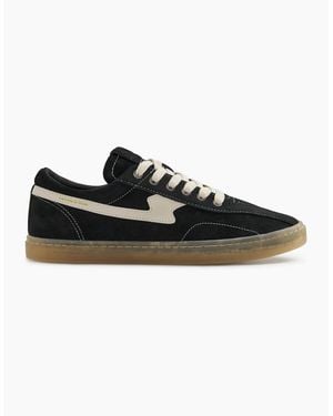 Stepney Workers Club Surma S-Strike Suede Trainers - Black