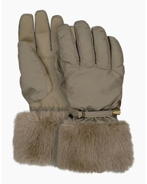 Barts Empire Waterproof Faux Fur Skiing Gloves - Green