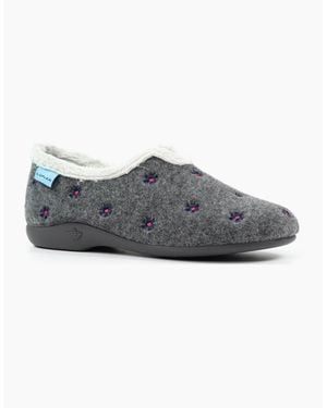 Lunar Havana Slippers - Grey