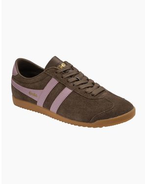 Gola Bullet Suede Trainers - Brown