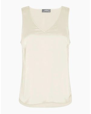 Mos Mosh Astrid Stretch Silk Camisole - Natural