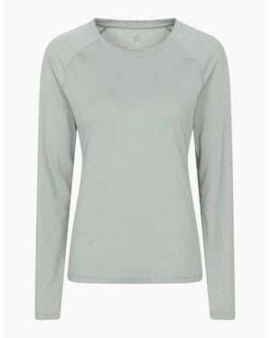 Mountain Warehouse Ladies Quick Dry Long-Sleeved Top - Grey