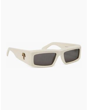Palm Angels Yreka Rectangle Sunglasses - Natural