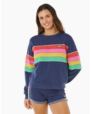 Rip Curl Rip Curl Surf Revival Relaxed Sweatshirt - Blue