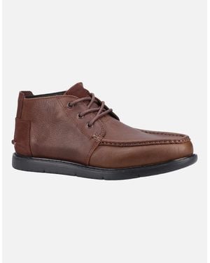 TOMS Navi Moc Chukka Leather Ankle Boots - Brown