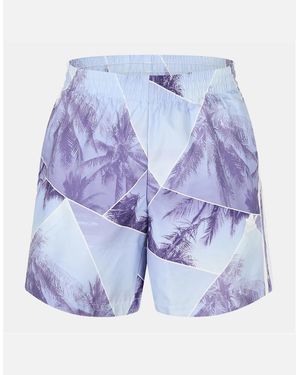 adidas Originals Regular Fit Graphic Print Swim Shorts - Blue