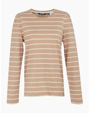 Regatta Ladies Federica Ii Stripe Long-Sleeved T-Shirt - Natural