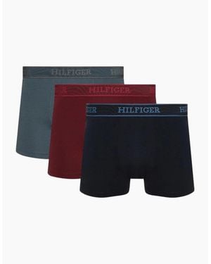 Tommy Hilfiger Underwear 3 Pack Boxers - Blue