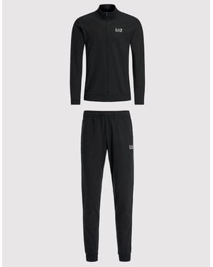 EA7 Core Logo Tracksuit - Black