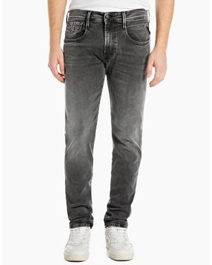 Replay Hyperflex Anbass Slim Tapered Jeans - Grey