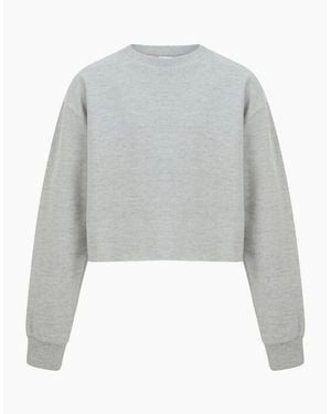 Miso Cropped Sweatshirt - Grey