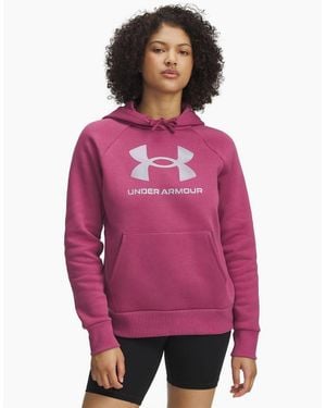 Under Armour Rival Fleece Shimmer - Pink