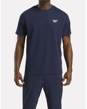 Reebok Cody Crew Neck Tee Cotton Short Sleeve T-Shirts - Blue