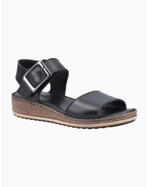 Hush Puppies Ellie Wide Fit Sandals - Black