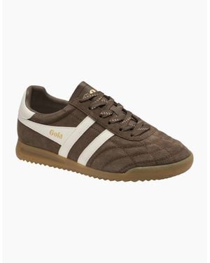 Gola Stadium Suede Trainers - Brown
