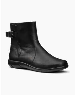 Hotter Rustle Wide Fit Ankle Boots - Black