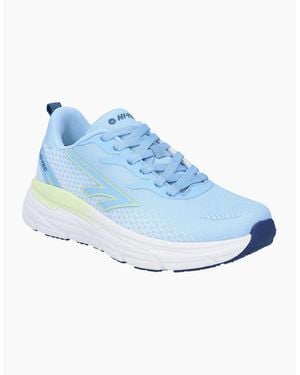 Hi-Tec Promenade Polyester Angel Falls/Country Air Hiking Shoes - Blue