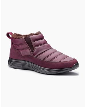 Hotter Frost Ankle Boots - Purple