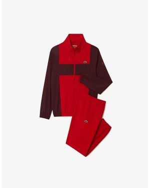 Lacoste Performance Tracksuit - Red