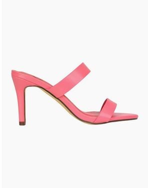 XY London Ladies Wolf Double Strap Mule Sandals - Pink