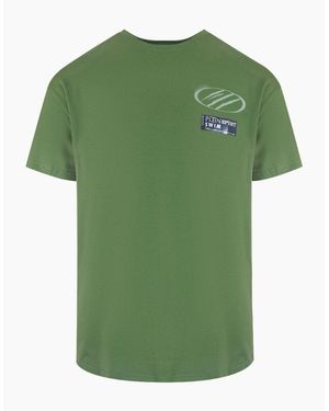 Philipp Plein Plein Sport Tonal Logo T-Shirt - Green