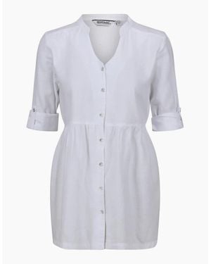 Regatta Notched Neck Relaxed Fit Shirt - Blue