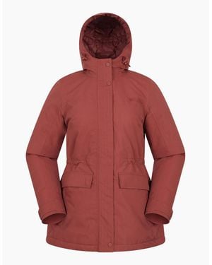 Mountain Warehouse Ladies Maple Waterproof Padded Jacket - Red