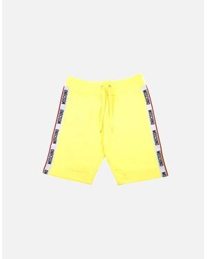 Moschino Underwear Logo Tape Shorts 0021 - Yellow