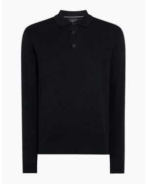 Remus Uomo Knitted Polo A1-26 00 - Black