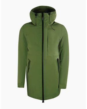 Aquascutum Active 3-Way Parka Army Down Jacket - Green