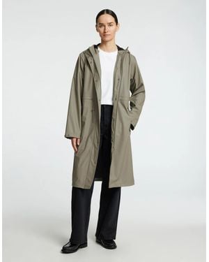 SELECTED Femme Raya Raincoat Vetiver - Green