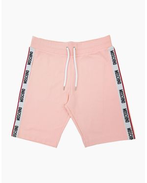 Moschino Underwear Logo Tape Shorts 0227 - Pink