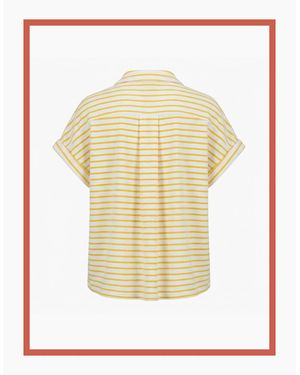 Nooki Design Caspian Towelling Stripe Blouse - White