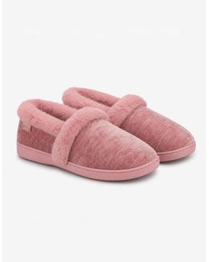 Totes Isotoner Sparkle Full Back Slipper Full Slippers - Pink