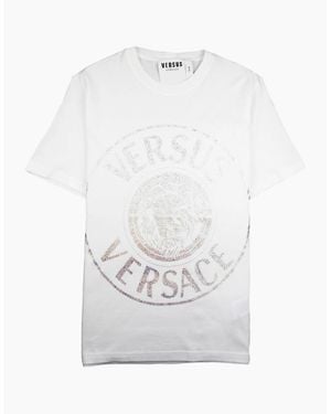 Versus Versace Versus Foil Lion Tee - White