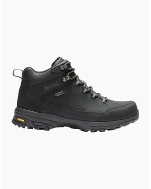 Regatta Burrell Leather Walking Boots - Black