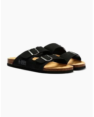 Original Penguin Penguin Port 2 Sandals - Black