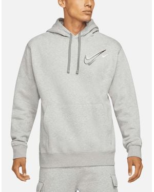 Nike Hoodie Pullover Sweat Sportswear - Grey