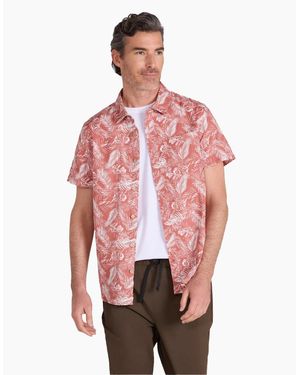 Mountain Warehouse Tropical Leaves Short-Sleeved Shirt - Red