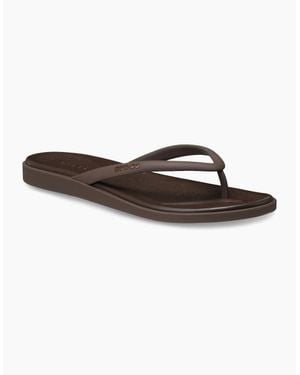 Crocs™ Miami Matte Flip Eva Coffee Sandals - Brown