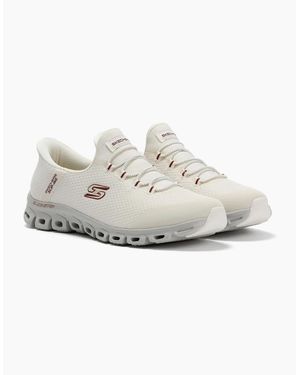 Skechers Slip-Ins Glide Step Vibey Mesh Trainers - White