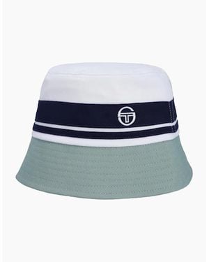 Sergio Tacchini Newsford Bucket Hat/Maritime/Lead - Blue