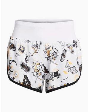Under Armour We Run Athletic Bermuda Shorts - White