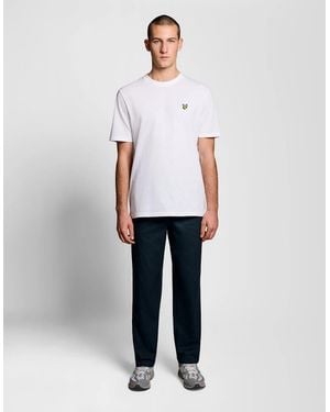 Lyle & Scott Everyday Straight Leg Trousers - White