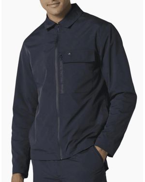 883 Police Fitton Nylon Overshirt Jacket - Blue