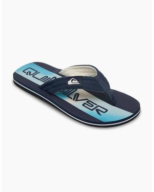 Quiksilver Molokai Screen Flip Flops - Blue