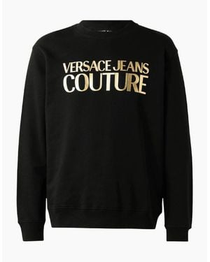 Versace International Logo/ Sweatshirt - Black