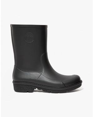 Fitflop Wonderwelly Short Rubber Wellington Boots All - Black