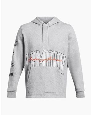 Under Armour Ess Fleece Nov Hoody - Grey